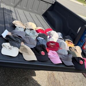 Nordstrom Pink and Black Baseball Cap Set 32 Hats a total Nordstrom and H&M Mix